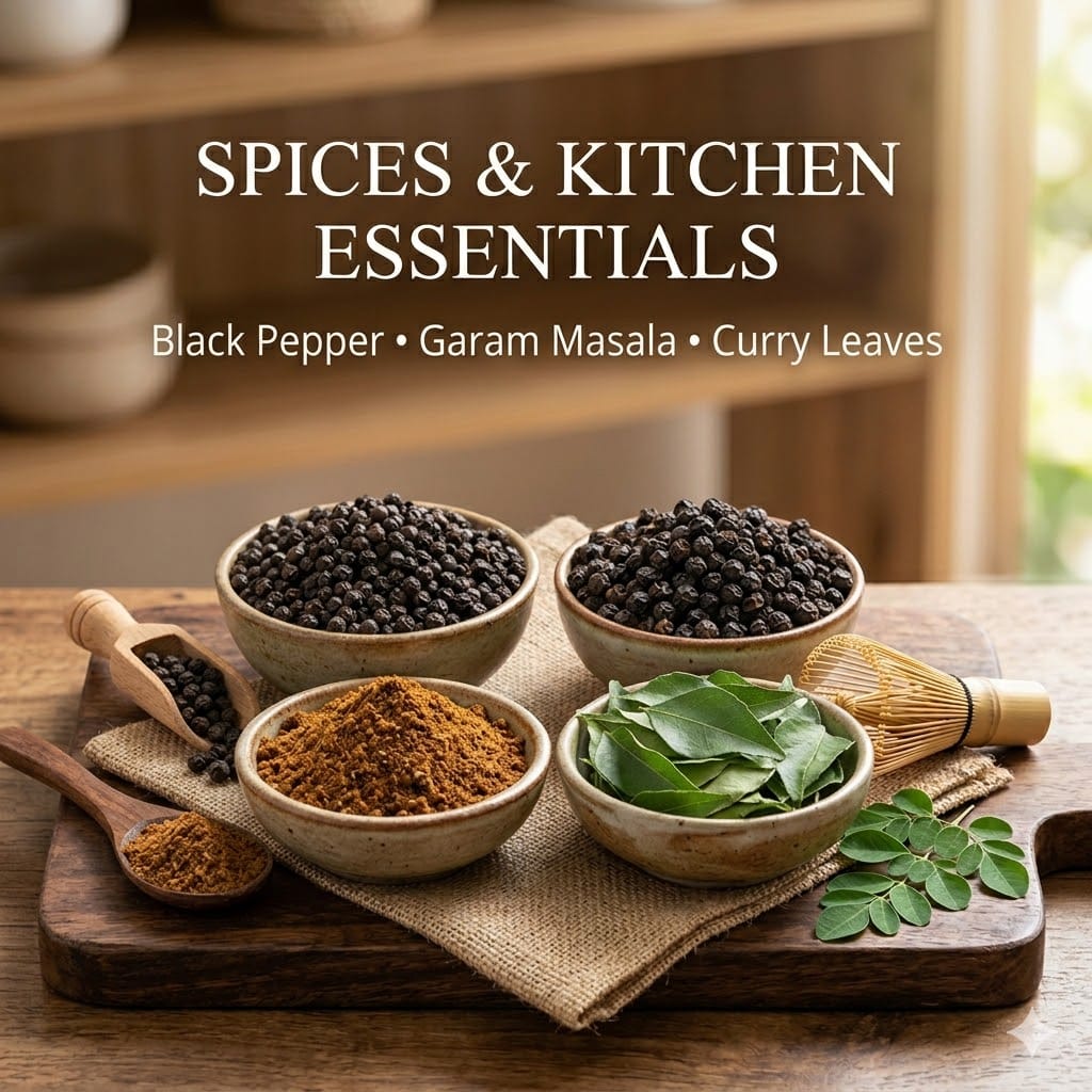 Spices & Kitchen Essentials