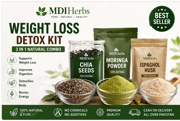 Weight Loss Detox Kit – Natural Fat Burning Combo (3 in 1)