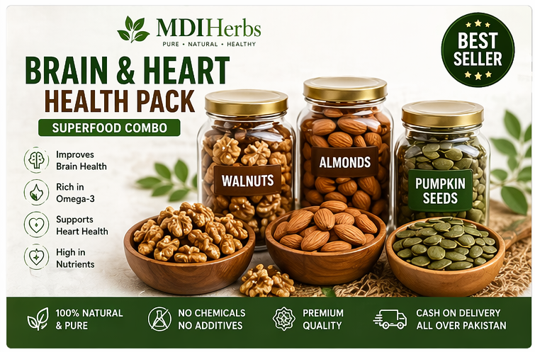 Brain & Heart Health Pack – Omega-3 Rich Superfood Bundle