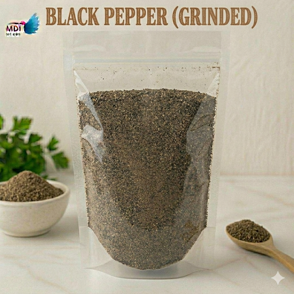 Premium Grinded Black Pepper (Kali Mirch) – Natural Immunity Booster Spice
