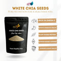 Premium White Chia Seeds – Fiber Rich Superfood for Diet