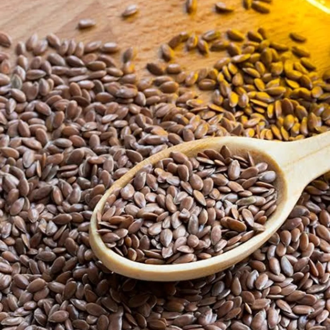 Natural Flax Seeds (Alsi) – Omega-3 Rich Heart Health Food