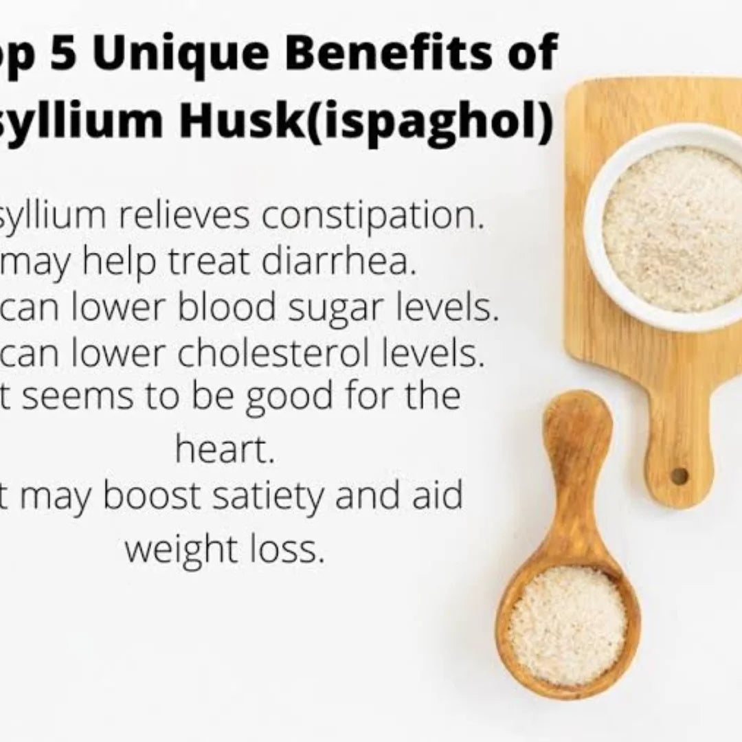 Pure Ispaghol Husk – Natural Digestive & Constipation Relief