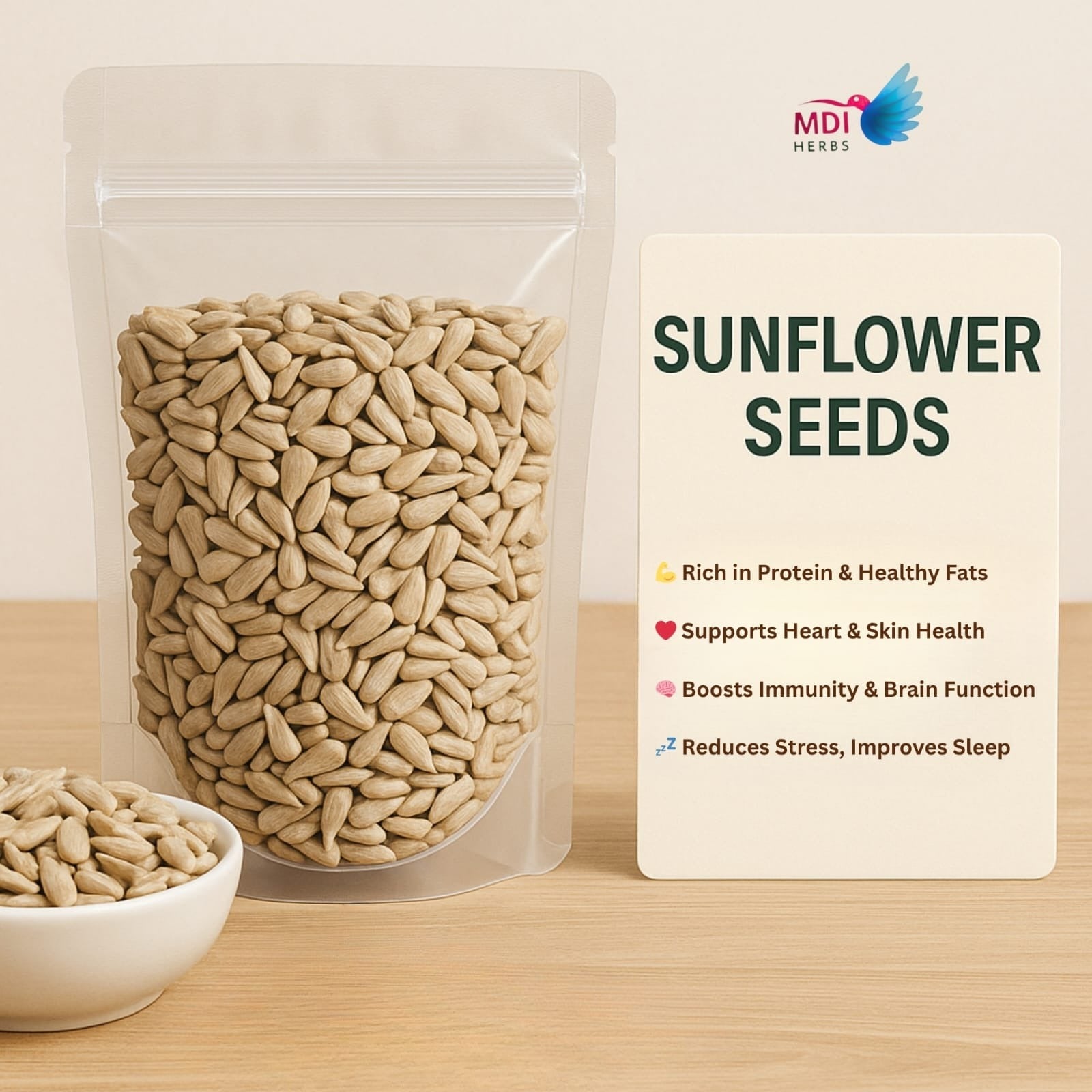 Natural Sunflower Seeds – Healthy Snack for Immunity Boost